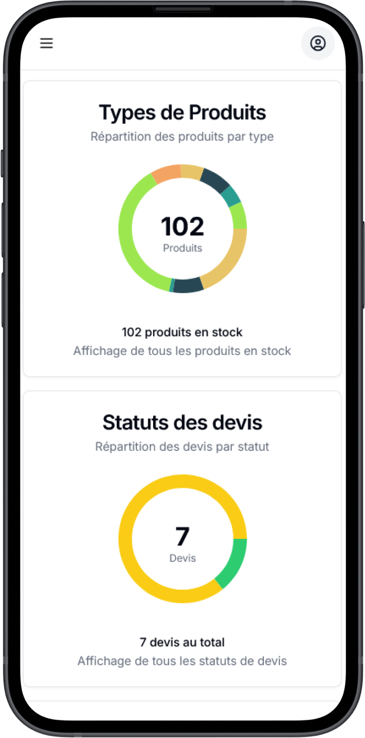 MGE Dashboard mobile preview 1